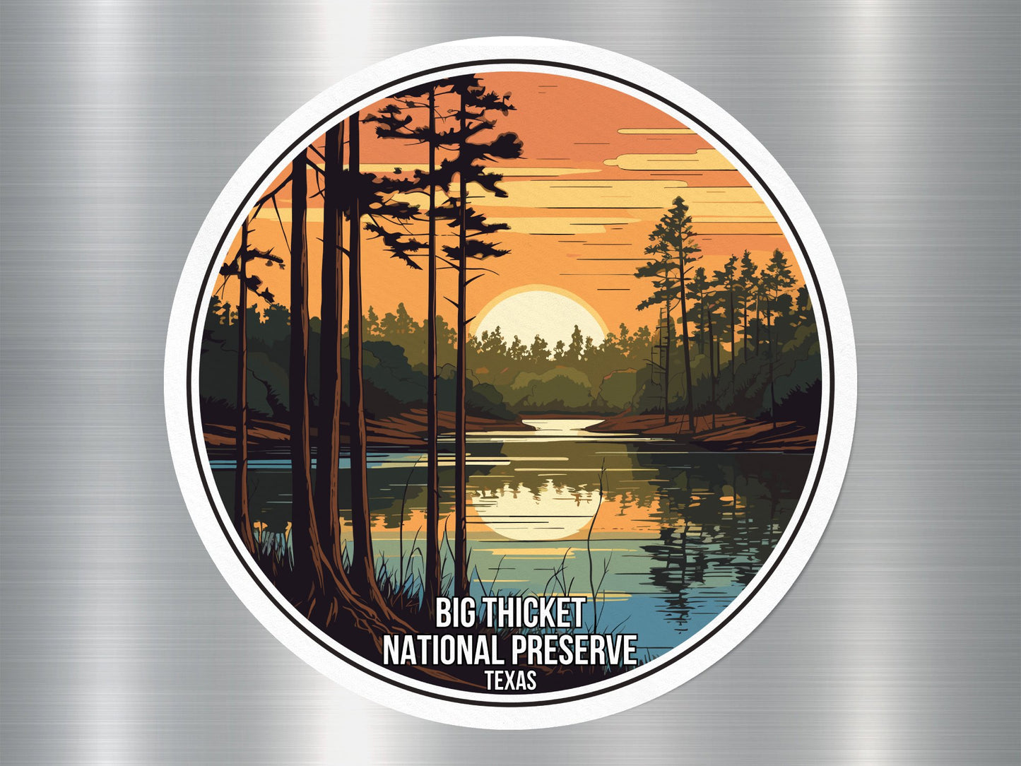 Big Thicket Texas US National Preserve Sticker