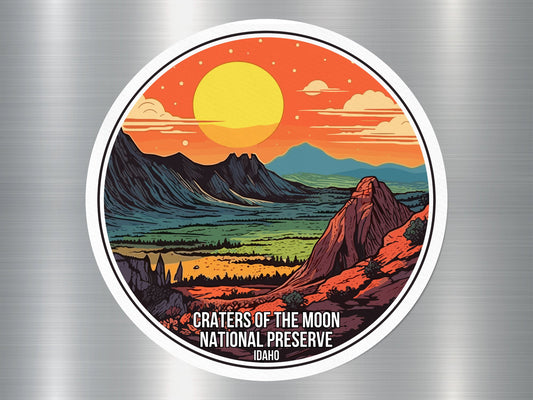 Craters of The Moon Idaho US National Preserve Sticker