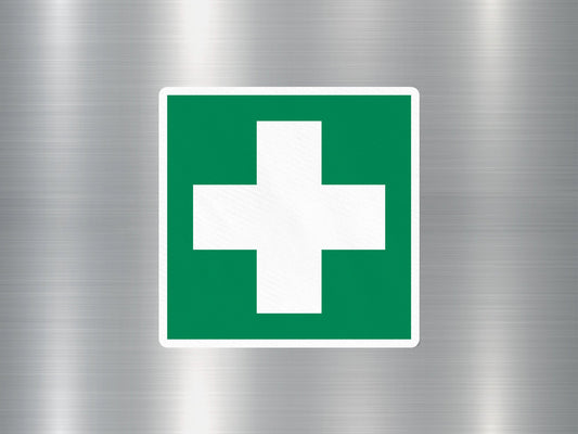 First Aid Sign Sticker