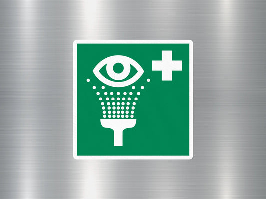 Eye Wash Station Sign Sticker