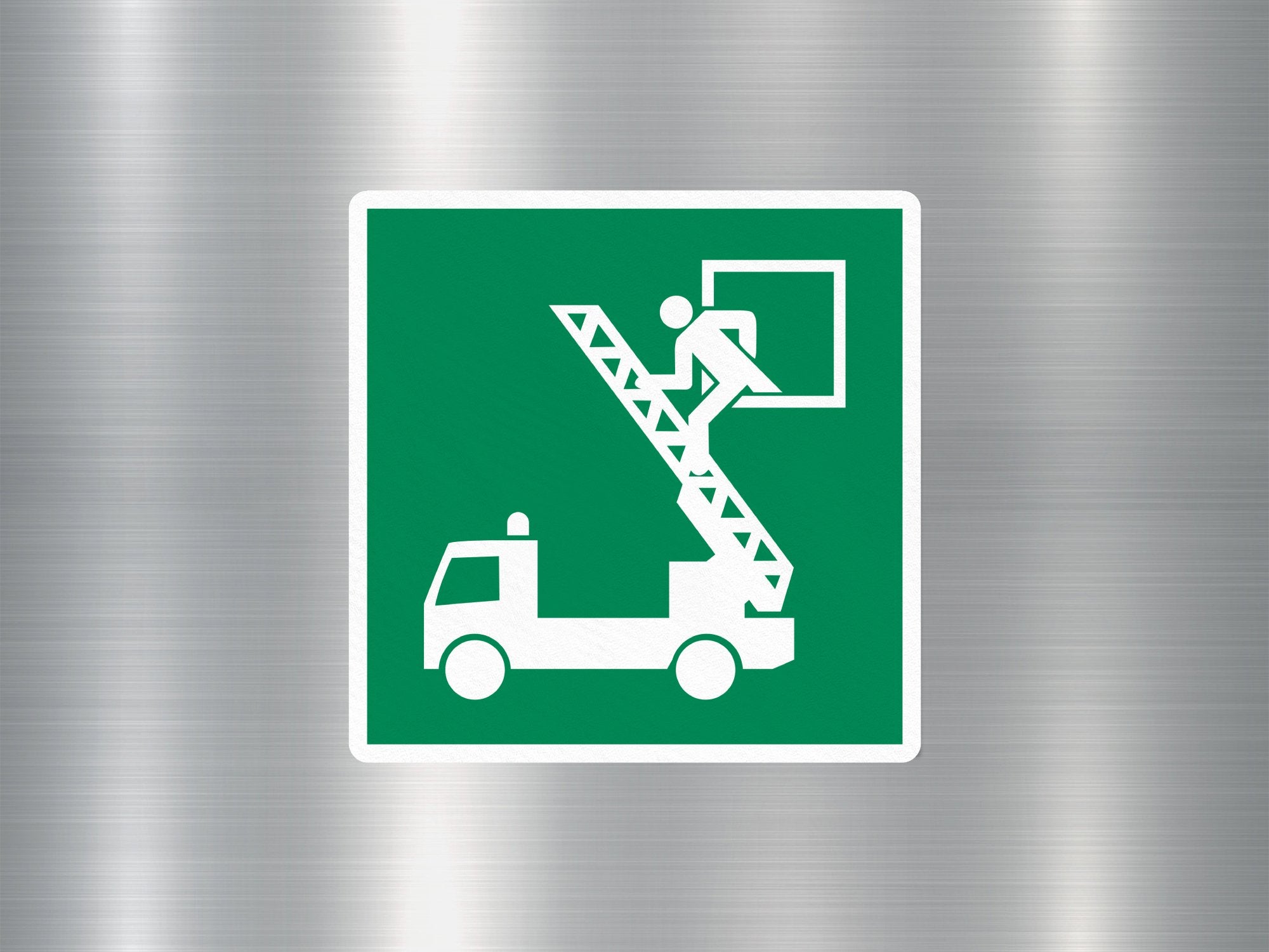 Rescue Window Sign Sticker – GraffMerch.com