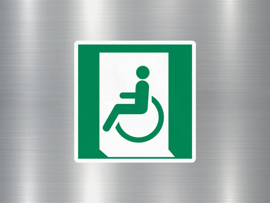 Disabled Parking Permit Sign Sticker