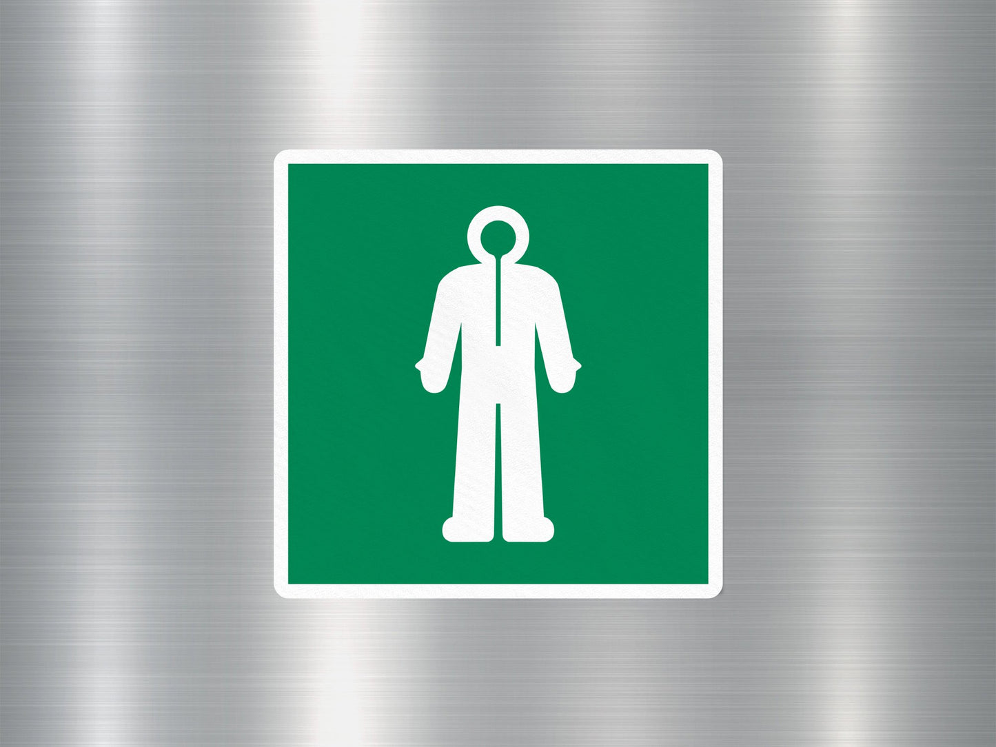 Survival Suit Sign Sticker