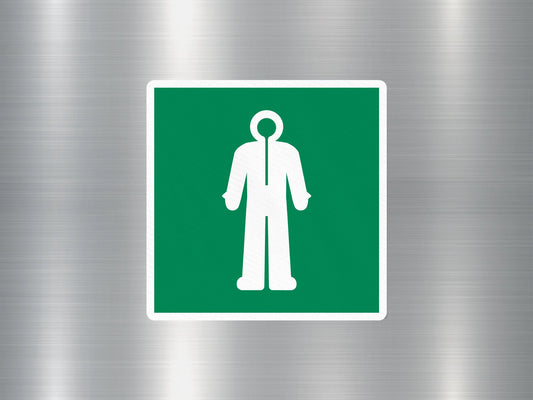 Survival Suit Sign Sticker