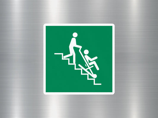 Evacuation Chair Sign Sticker