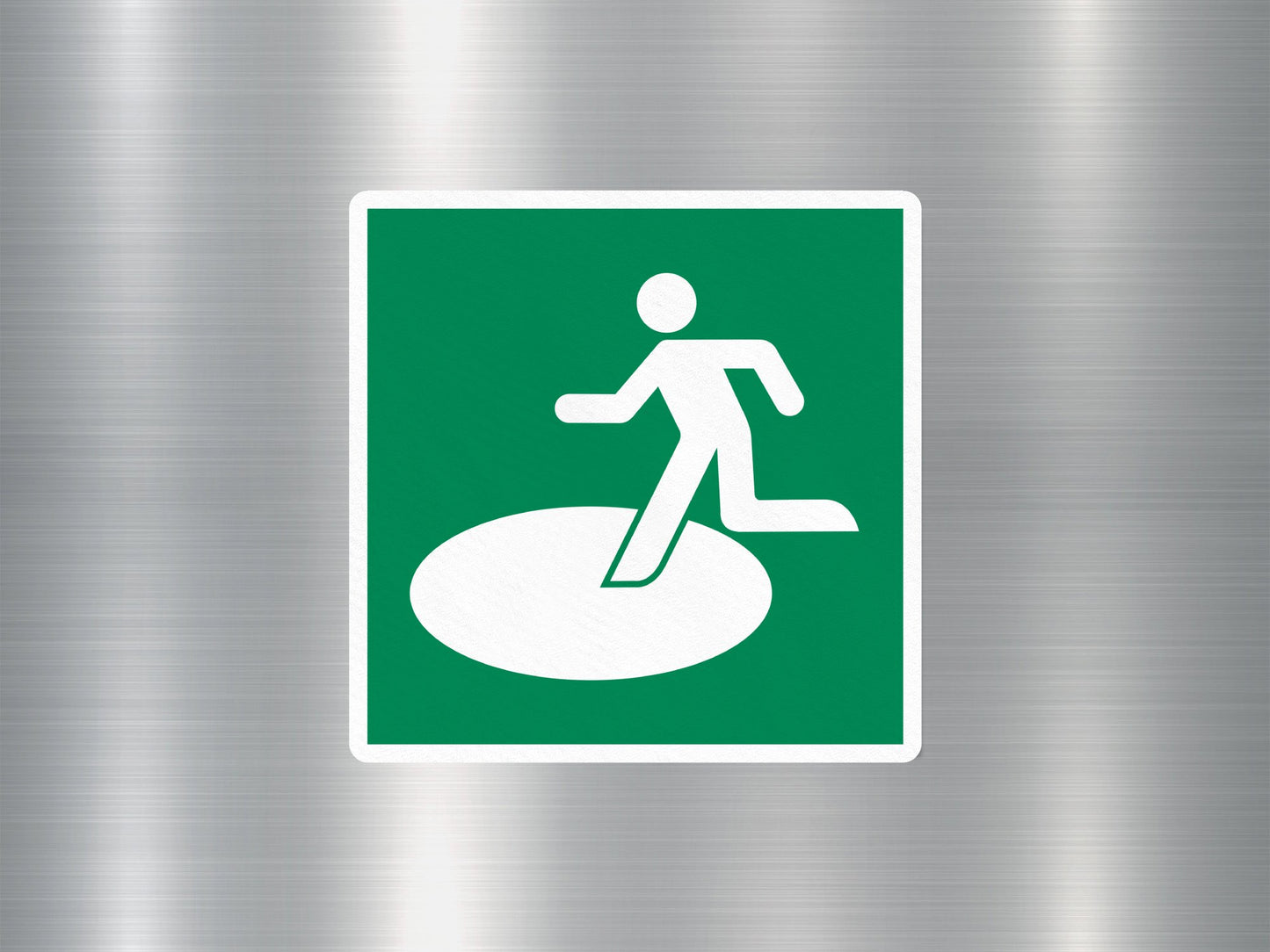 Exit Fire Safety Sign Sticker