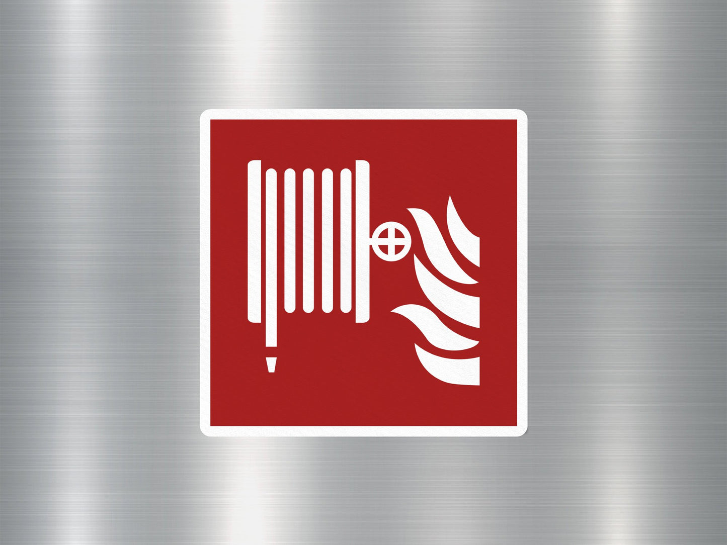 Fire Hose Reel Sign Sticker