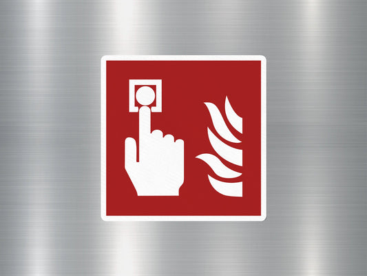 Fire Alarm Royalty Sign Sticker