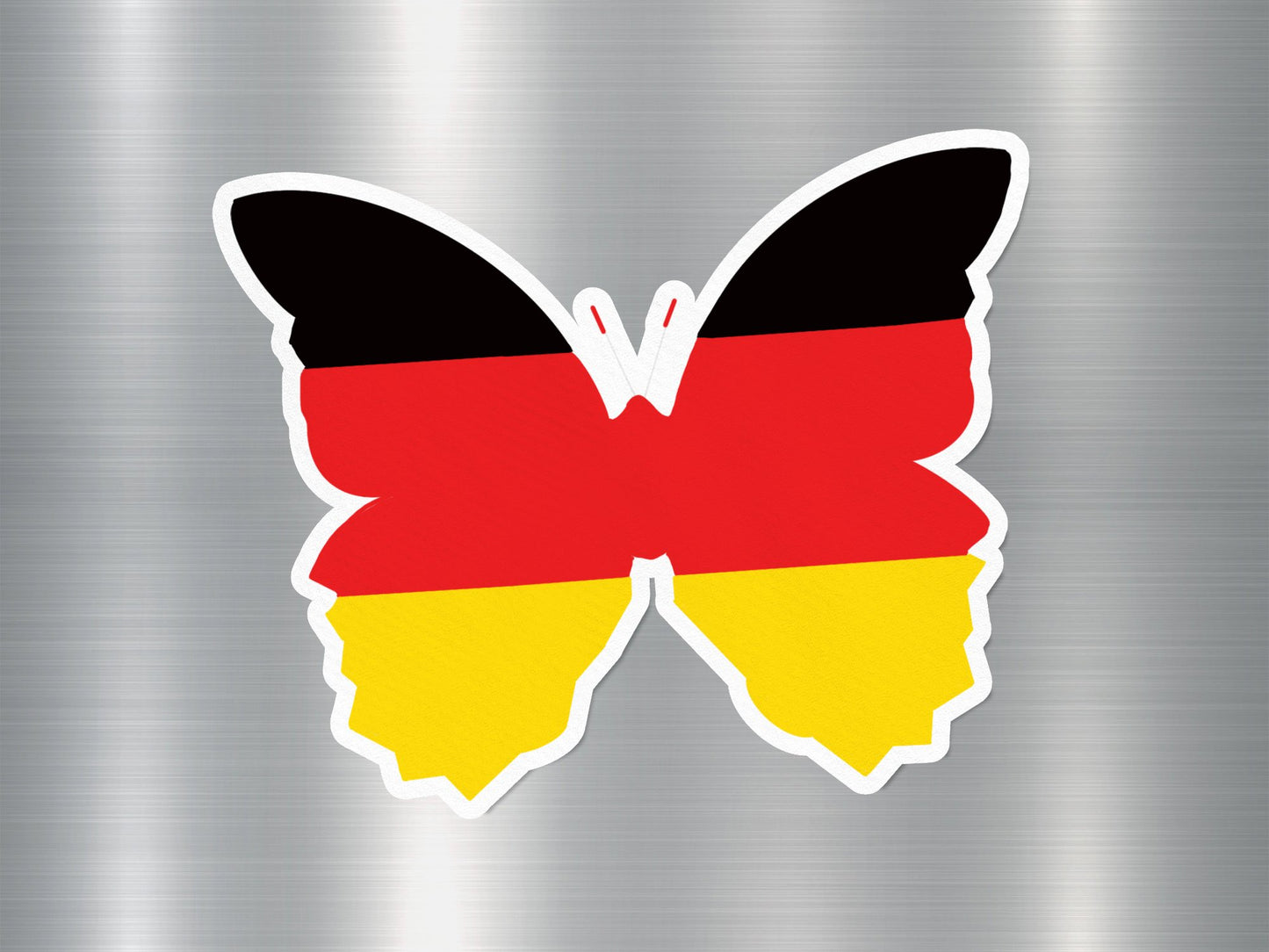 Germany Butterfly Flag Sticker