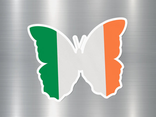 Ireland Butterfly Flag Sticker