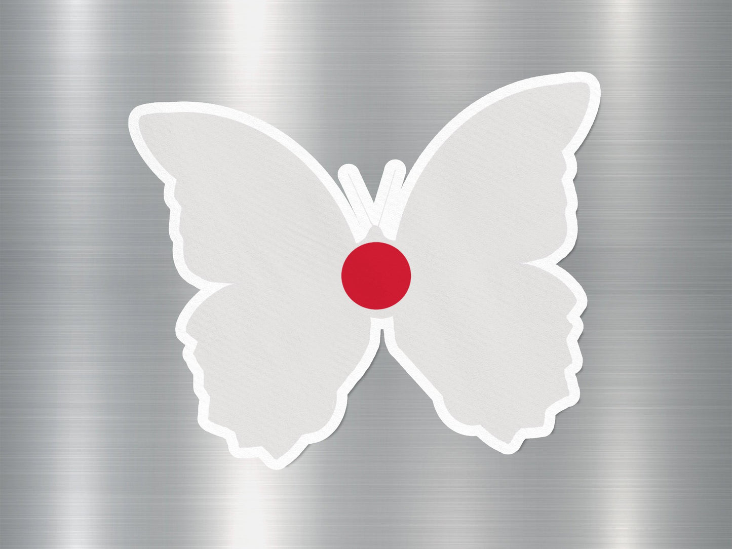 Japan Butterfly Flag Sticker