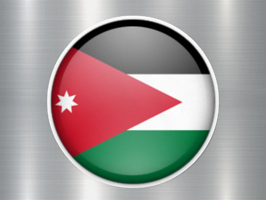 Jordan Button Flag Sticker