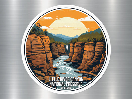 Little River Canyon Alabama US National Preserve Sticker