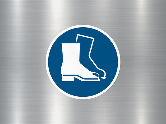 Foot Wear Sign Sticker