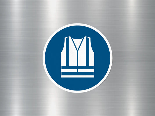 Vest illustration Sign Sticker