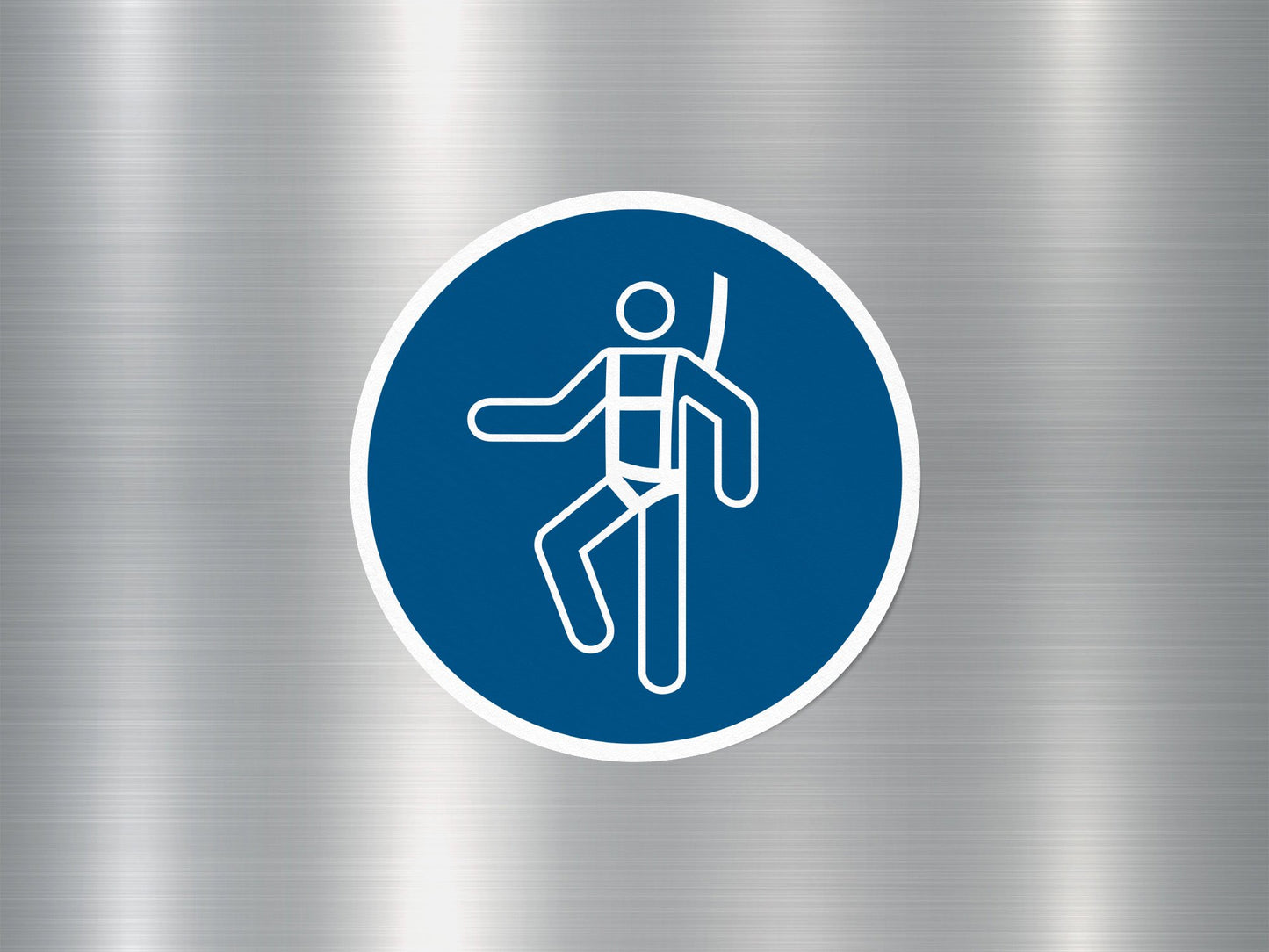 Wear Safety Harness Sign Sticker