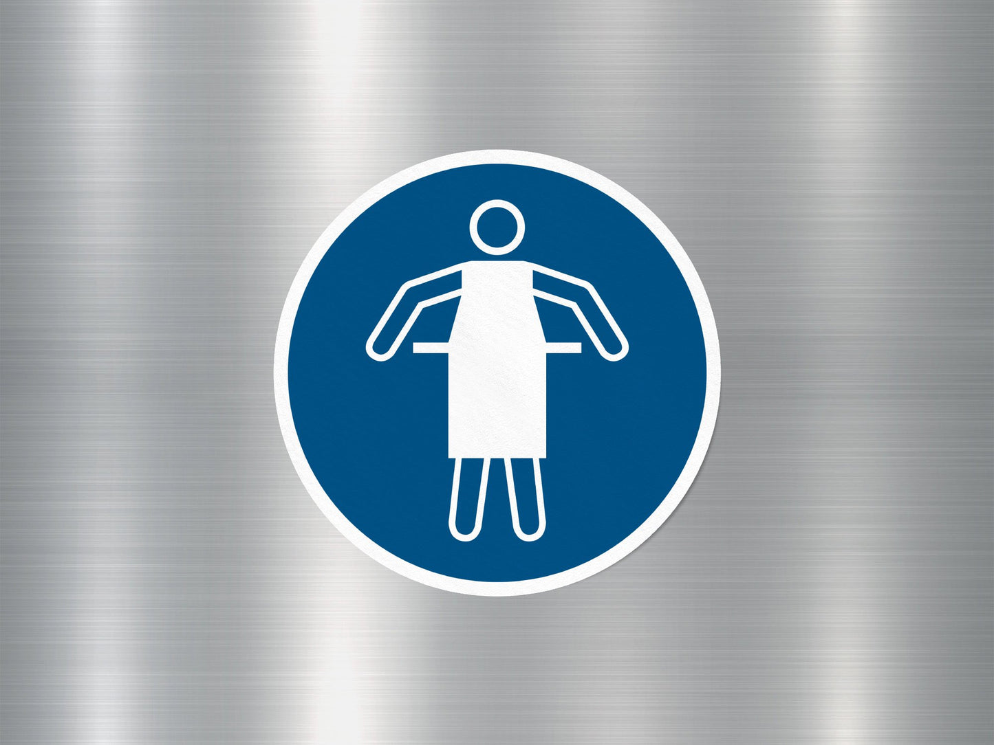 Protective Apron Sign Sticker