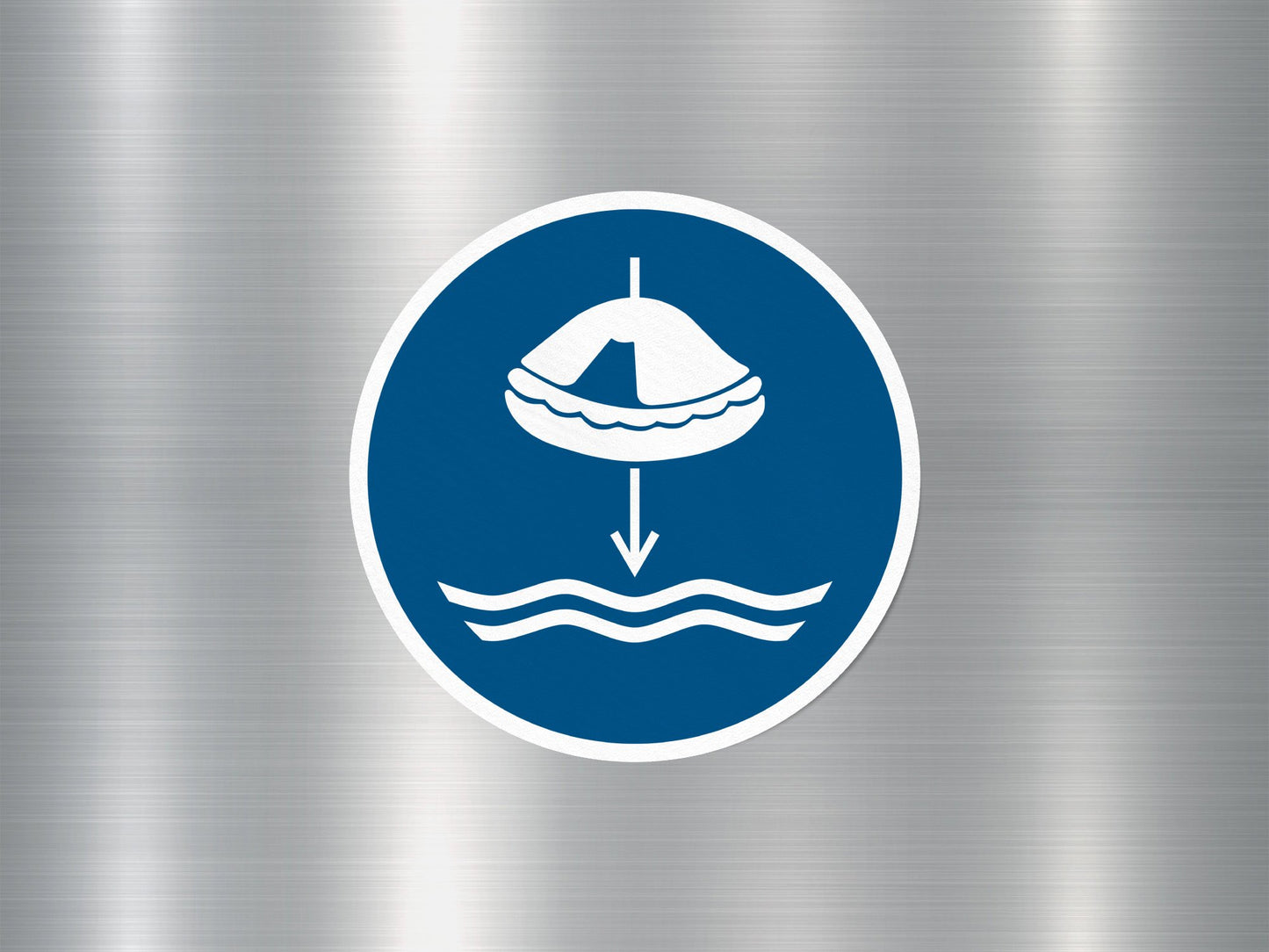 Lower Boat Sign Sticker