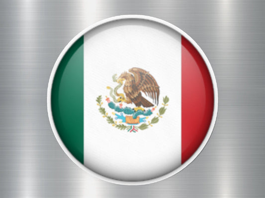 Wholesale Mexico Button Flag Sticker