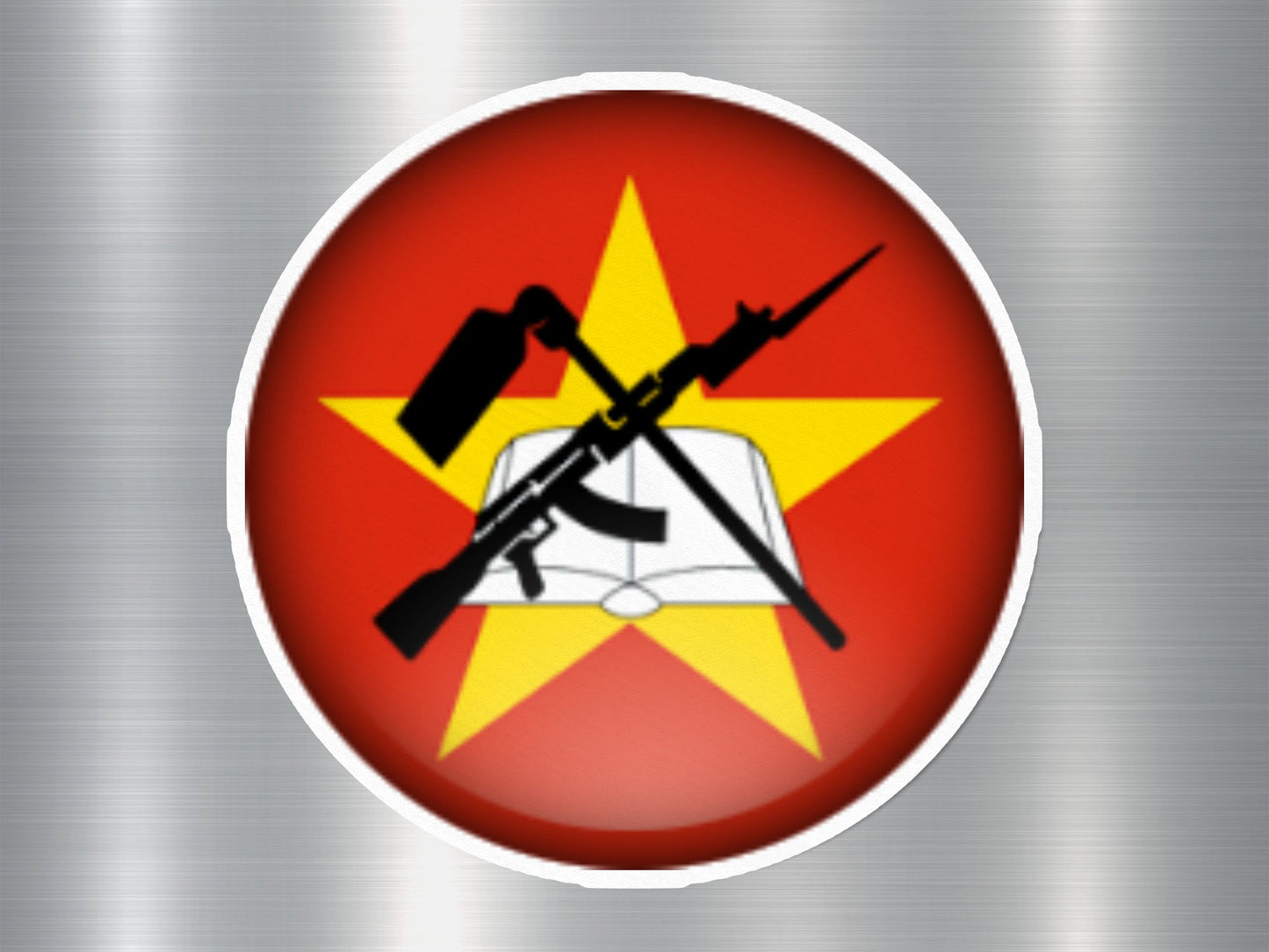 Wholesale Mozambique Button Flag Sticker