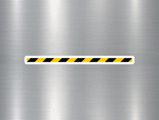 Long Safety Tape Barrier Sign Sticker