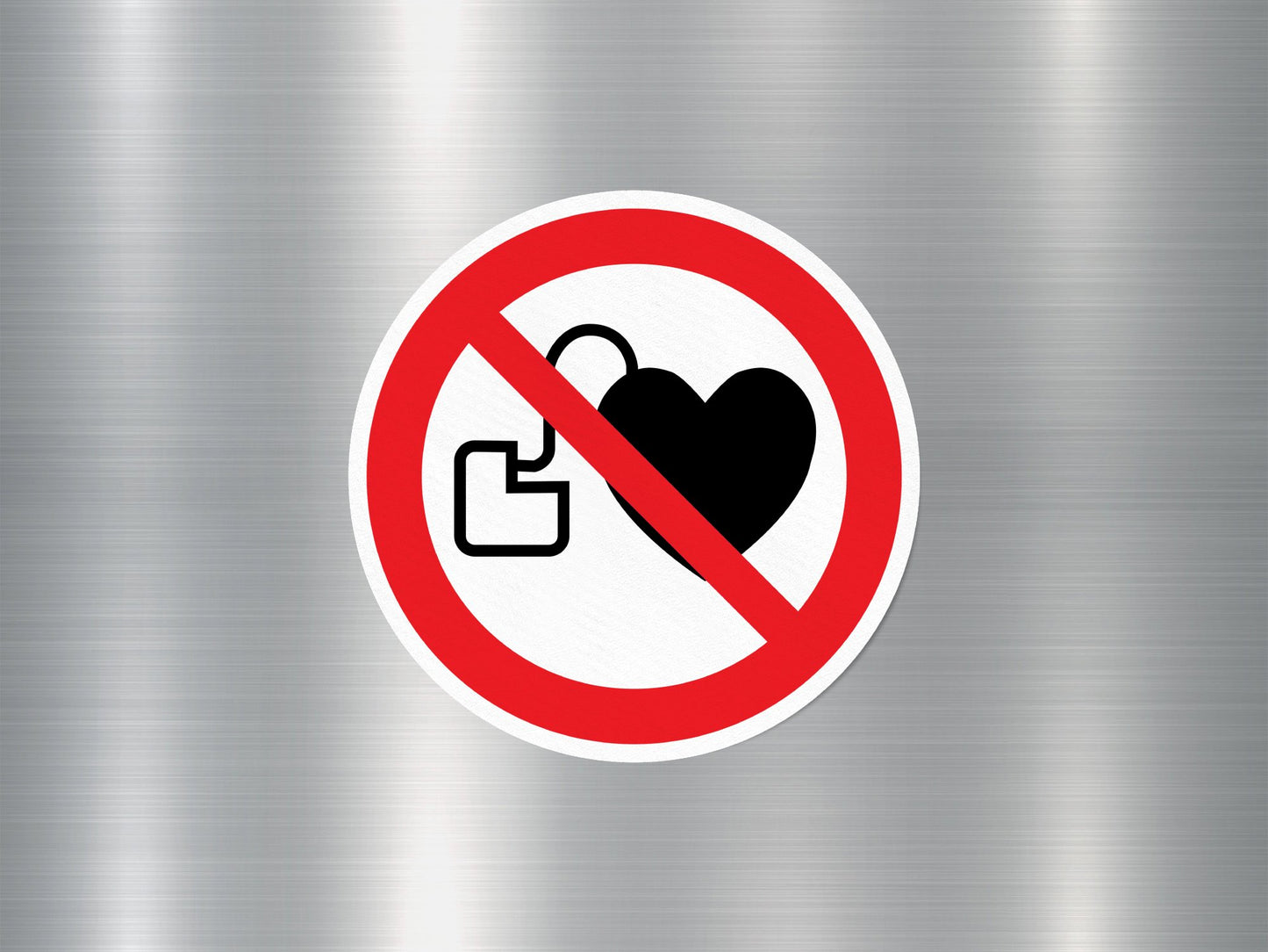 No Love Sign Sticker