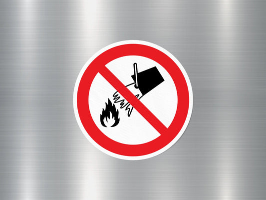 No Smoking Sign Sticker