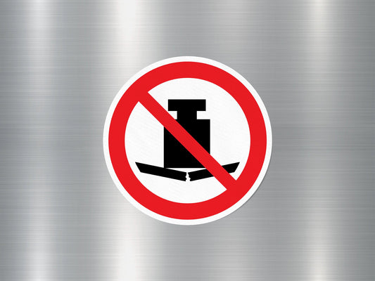 No Heavy Load Sign Sticker