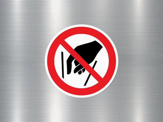 No Metal Implants Sign Sticker