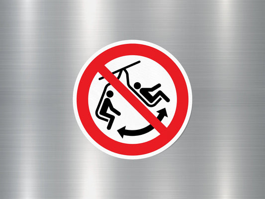 Not Swing Sign Sticker