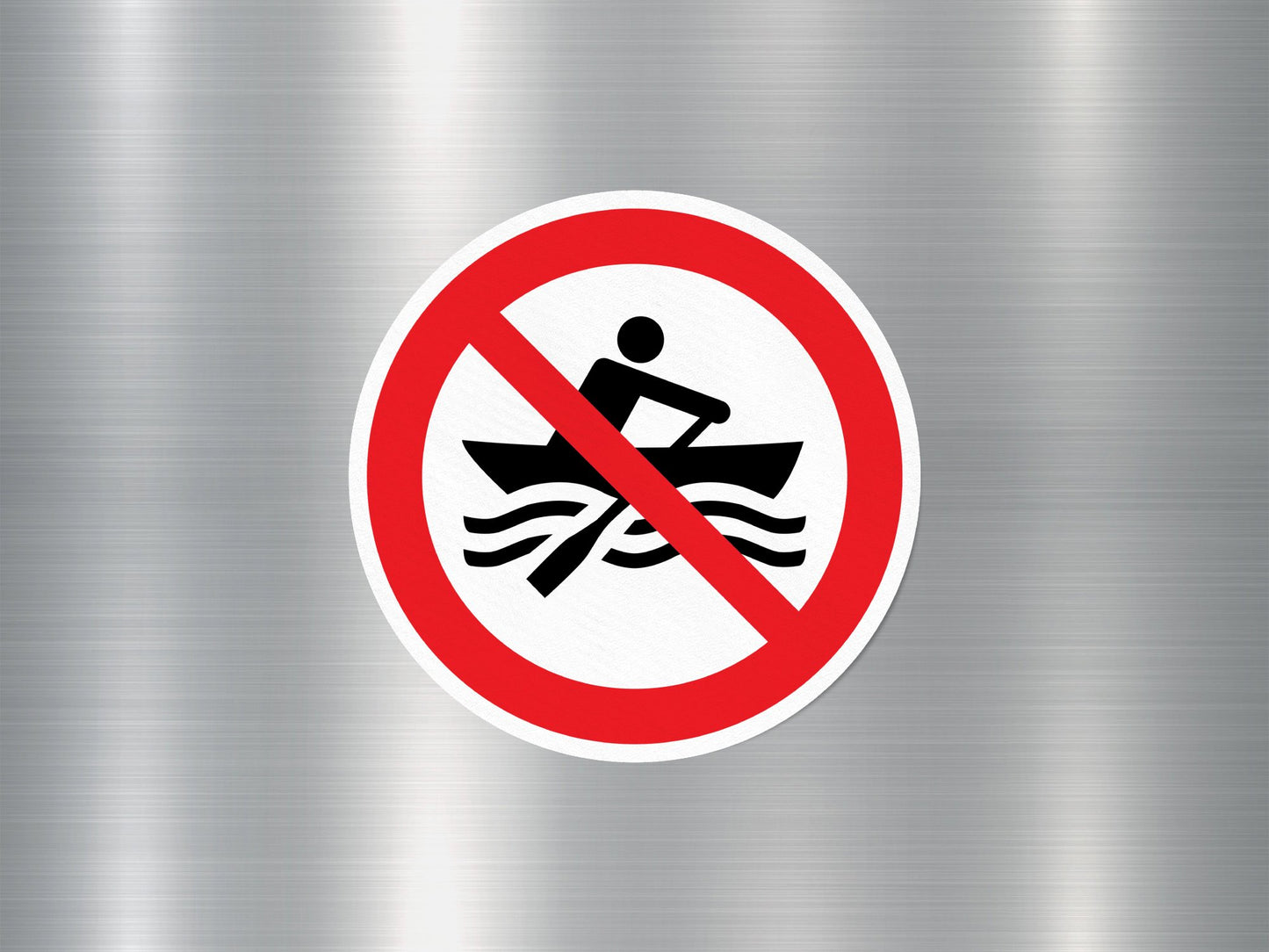 No Personal Water Craft Sign Sticker