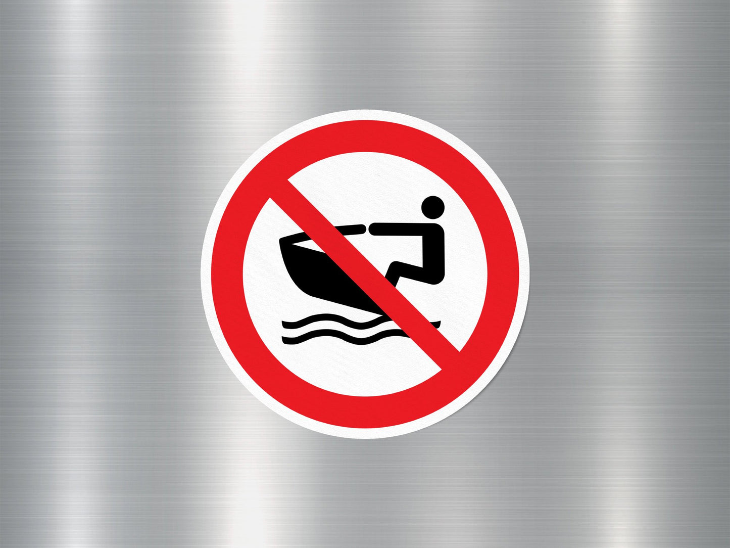 No Mechanical Craft Sign Sticker