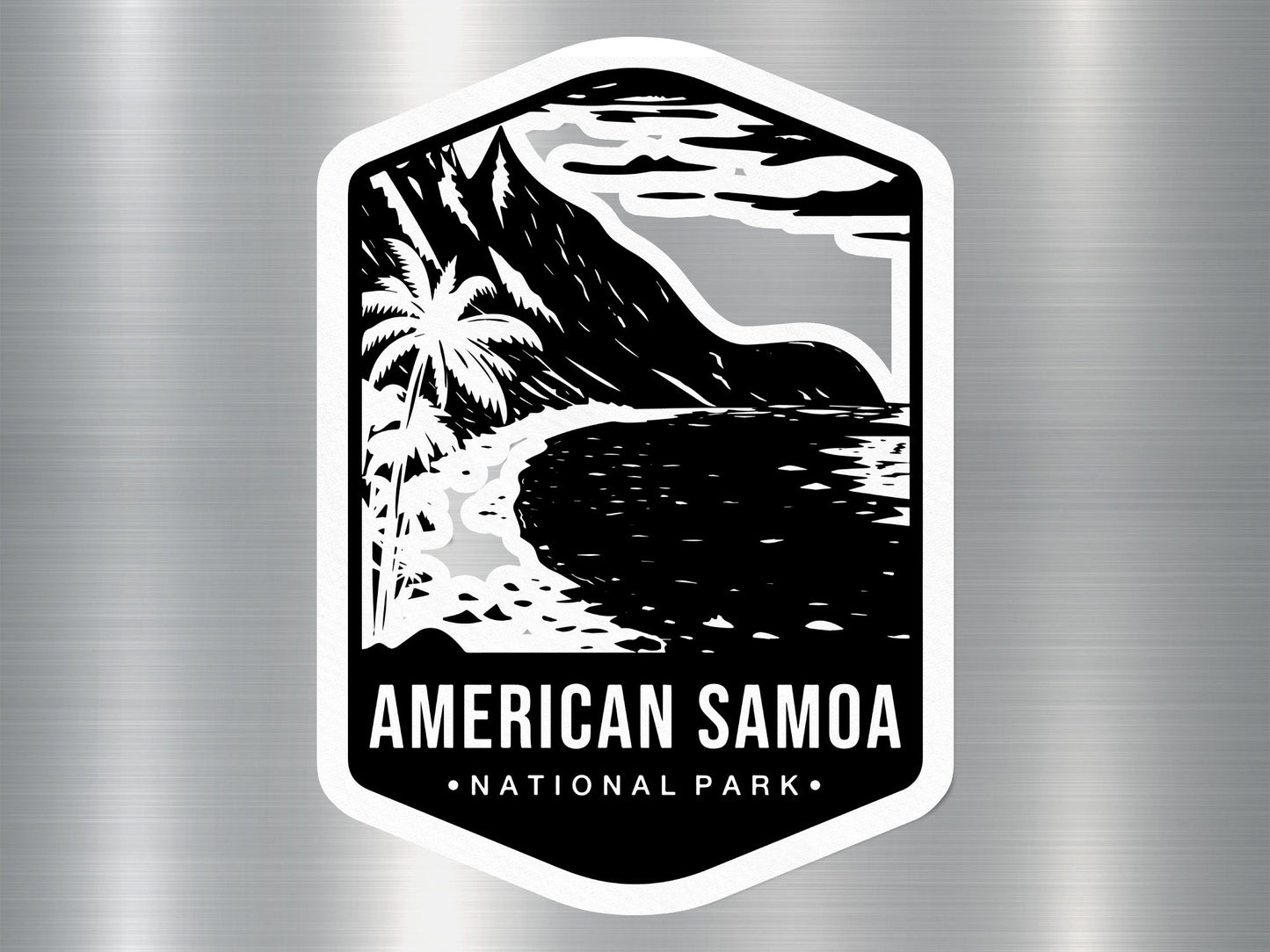 American Samoa 1 National Park Sticker