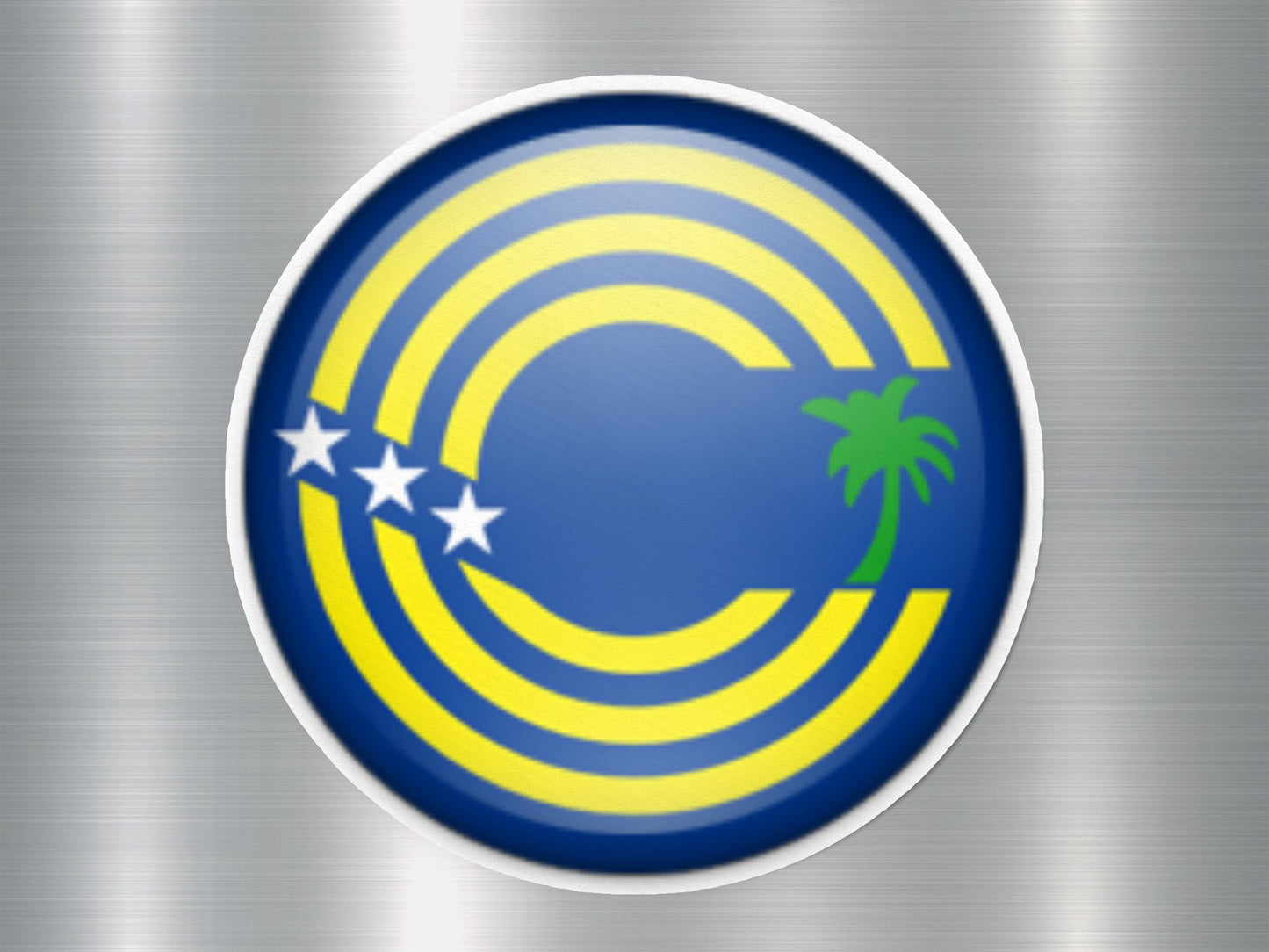 Wholesale Tokelau Button Flag Sticker
