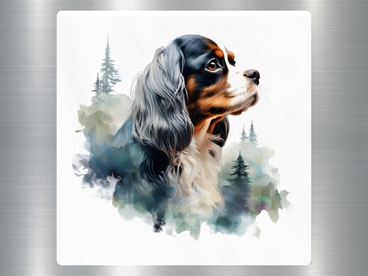 Cavalier King Dog Sticker