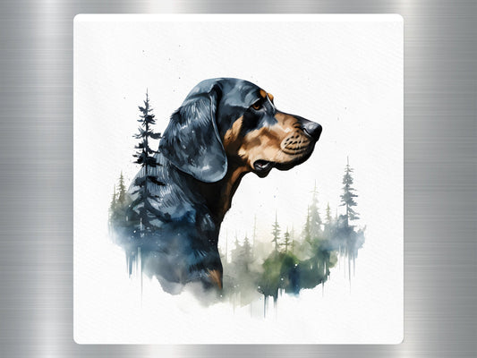 Coonhound Dog Sticker