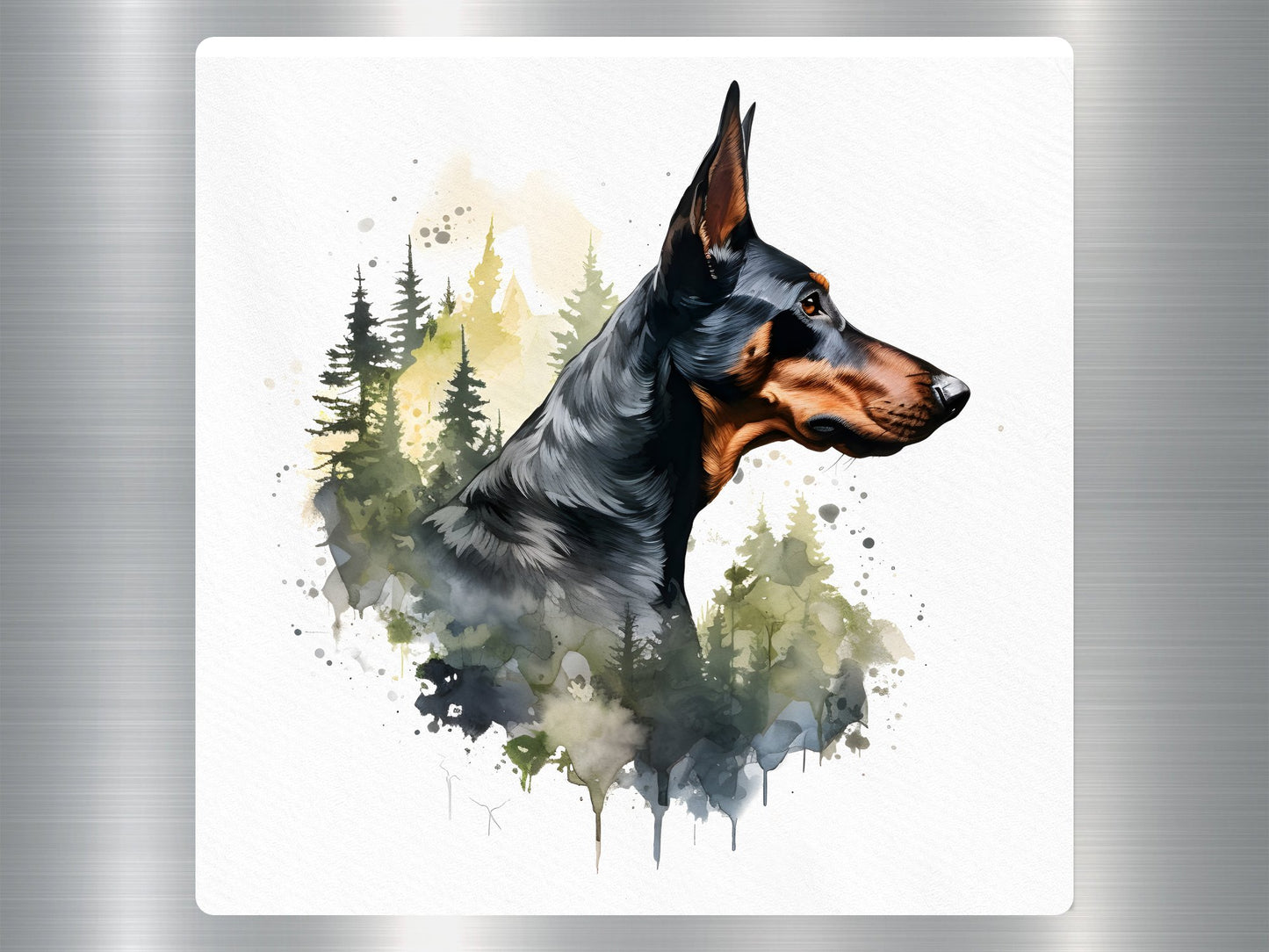 Doberman Dog Sticker