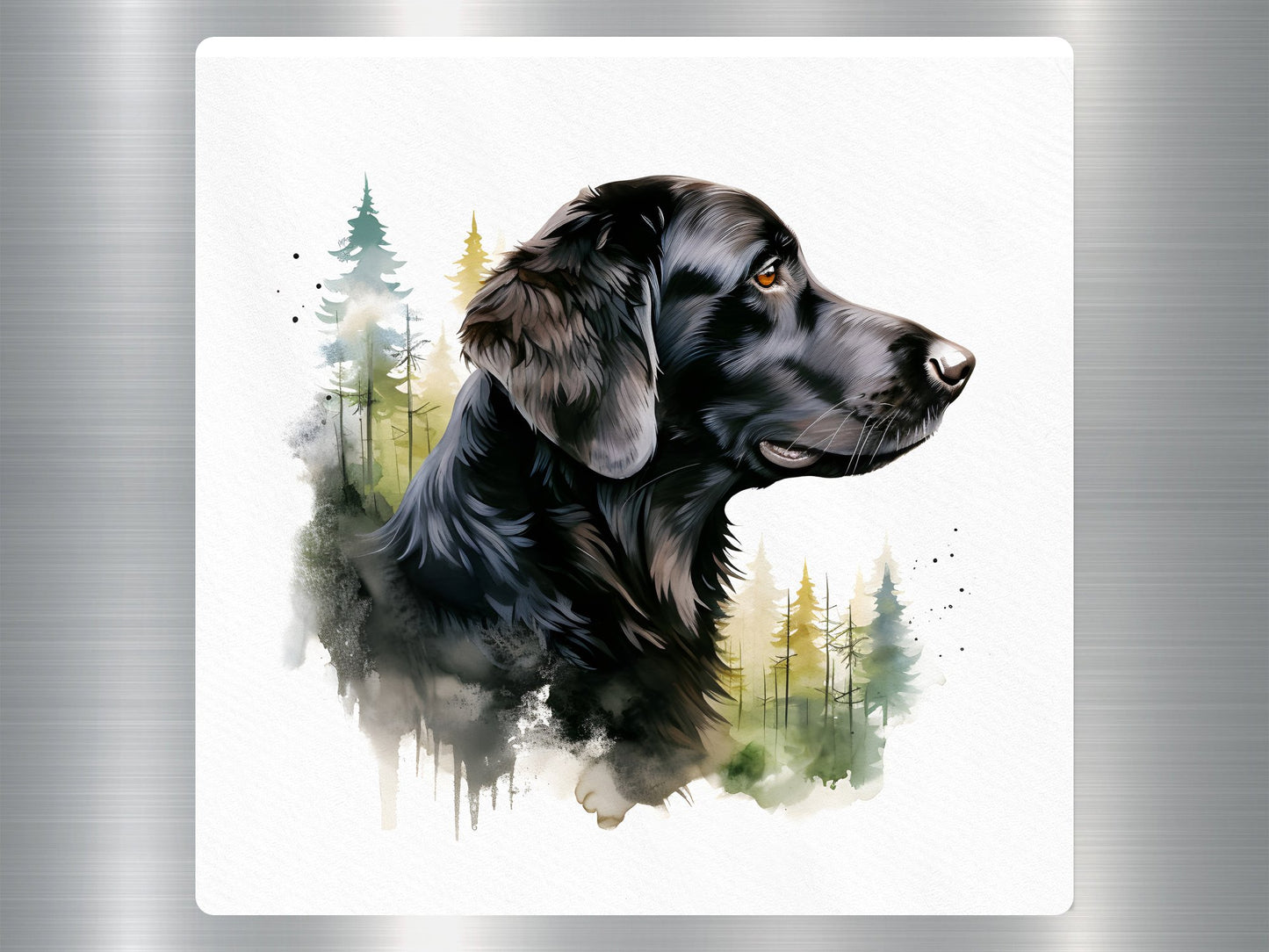 Flatcoated Retriever Dog Sticker