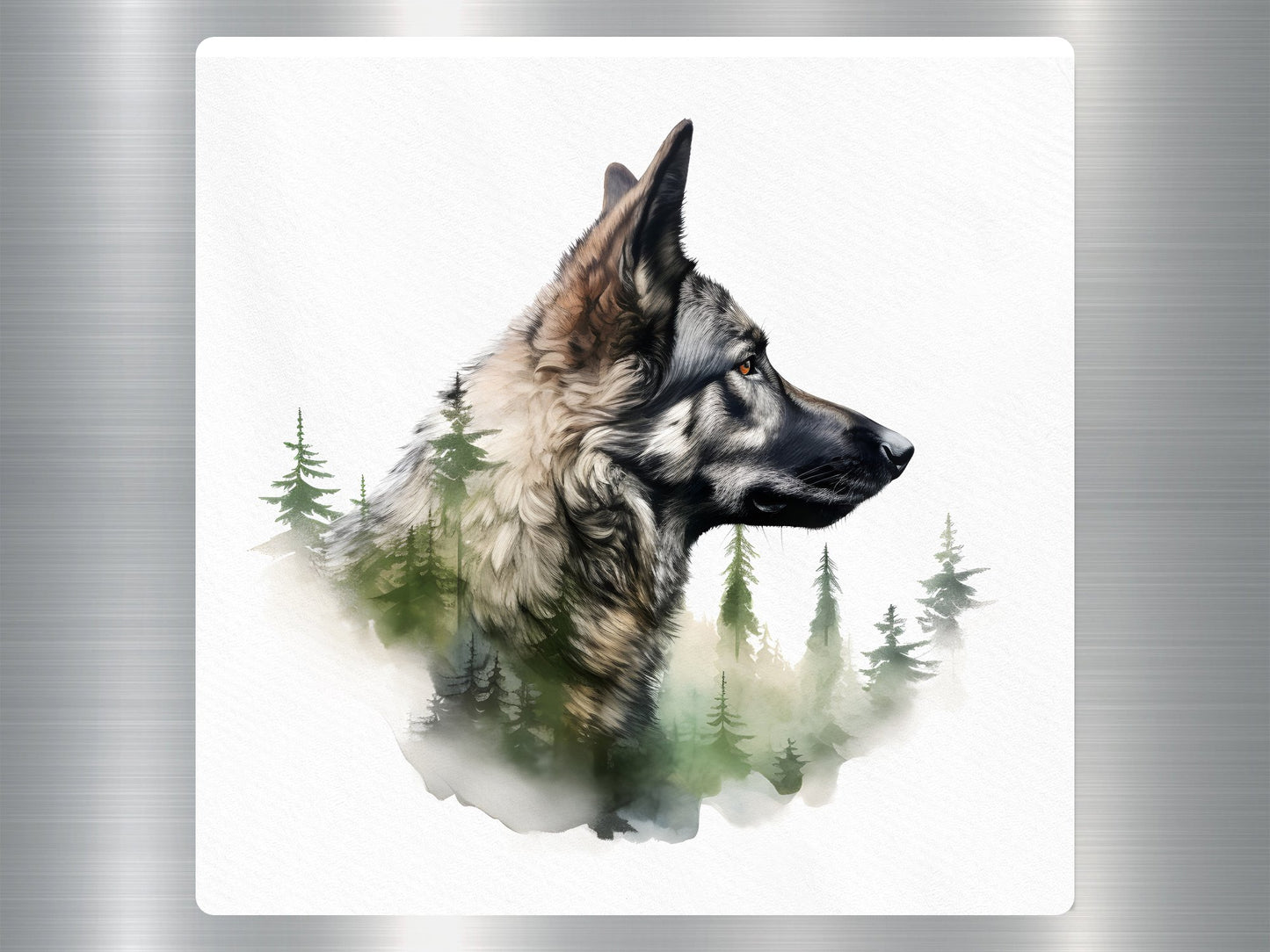 Norwegian Elkhound Dog Sticker