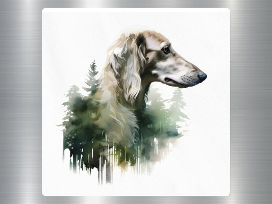 Desert Saluki Dog Sticker