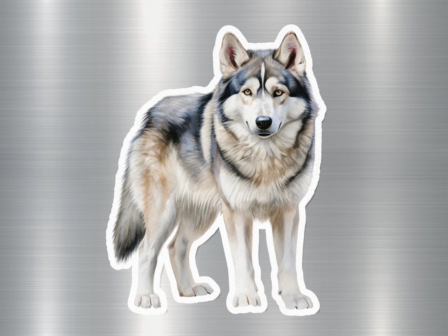 Alaskan Malamute Dog Sticker