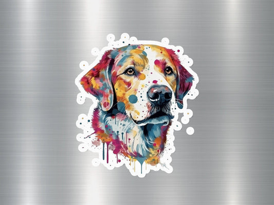 Cute Labrador Retriever Dog Sticker