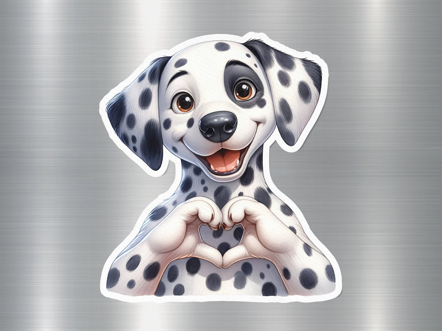 Cute Dalmatian Dog Sticker