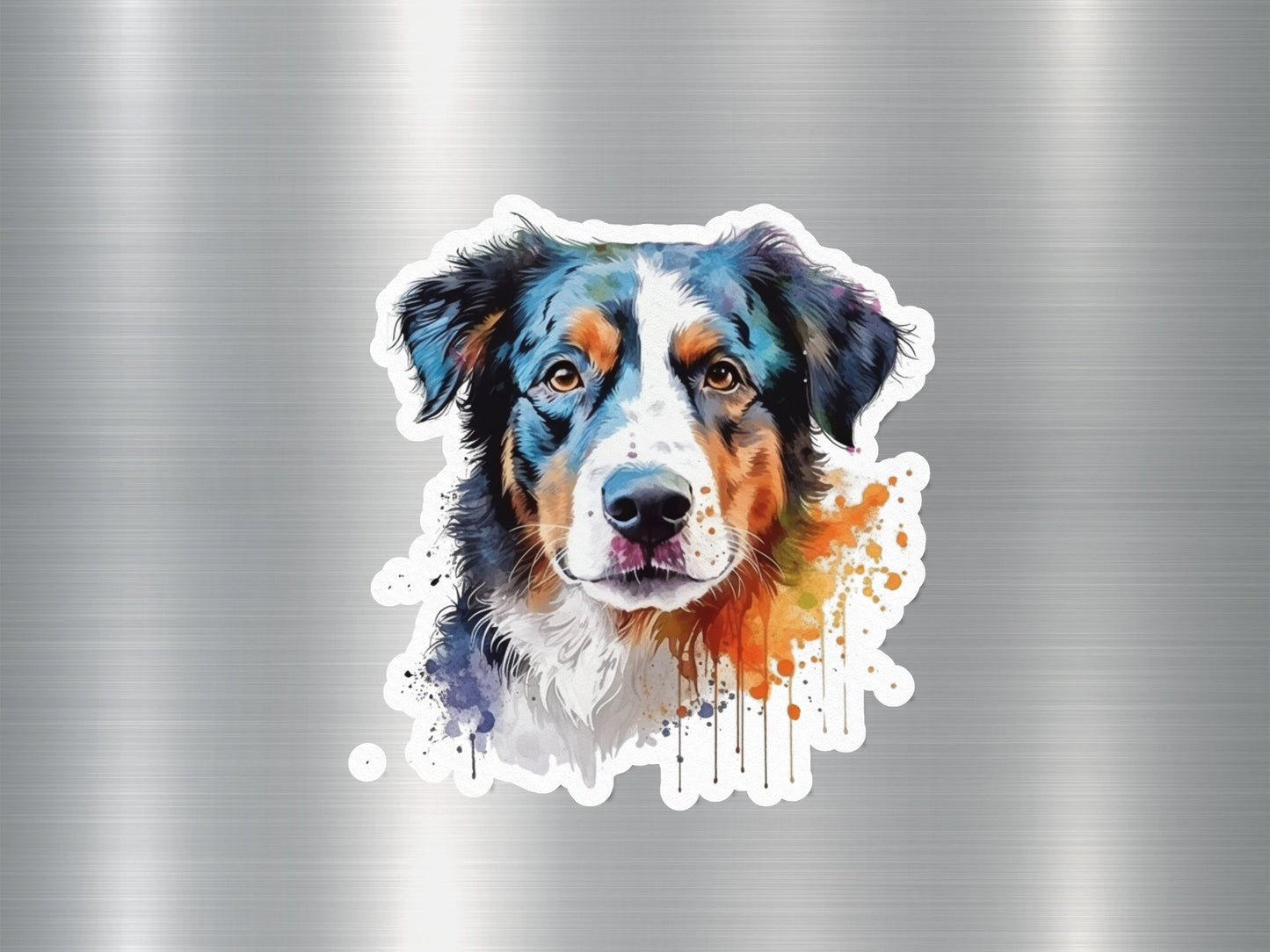 Cute Australian Shepard Dog Sticker