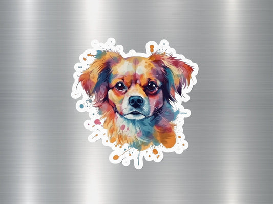 Tibetan Spaniel Dog Sticker