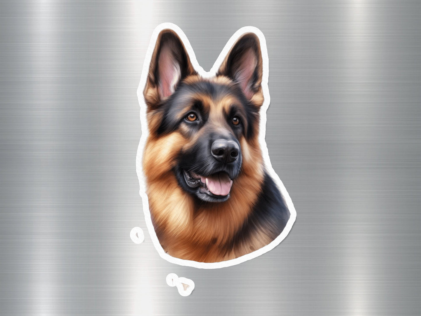 Happy German Shepherd Dog Sticker