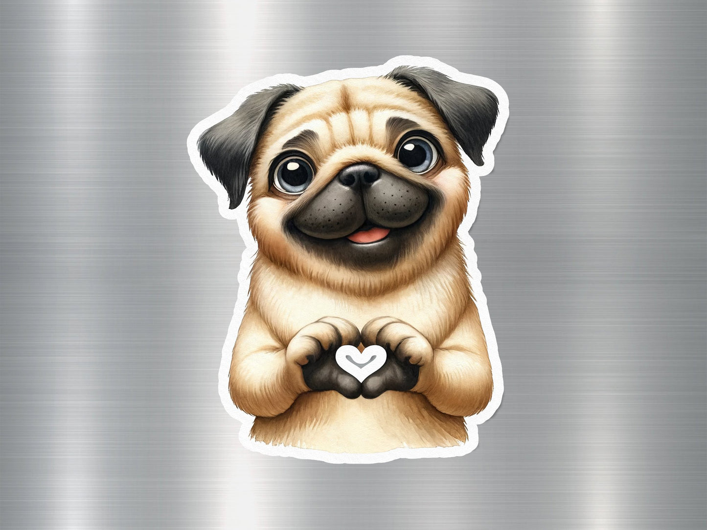 Pug Breed Dog Sticker