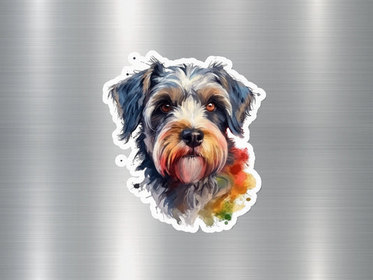 Schnauzer Puppies Dog Sticker