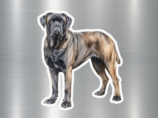 Adorable English Mastiff Dog Sticker