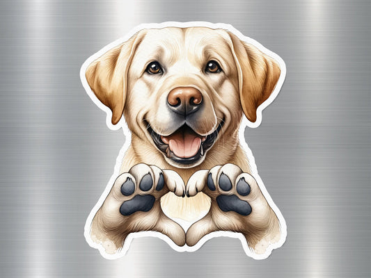 Adorable Labrador Retriever Dog Sticker